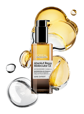 בקבוק שמן מקצועי לשיקום שיער פגום